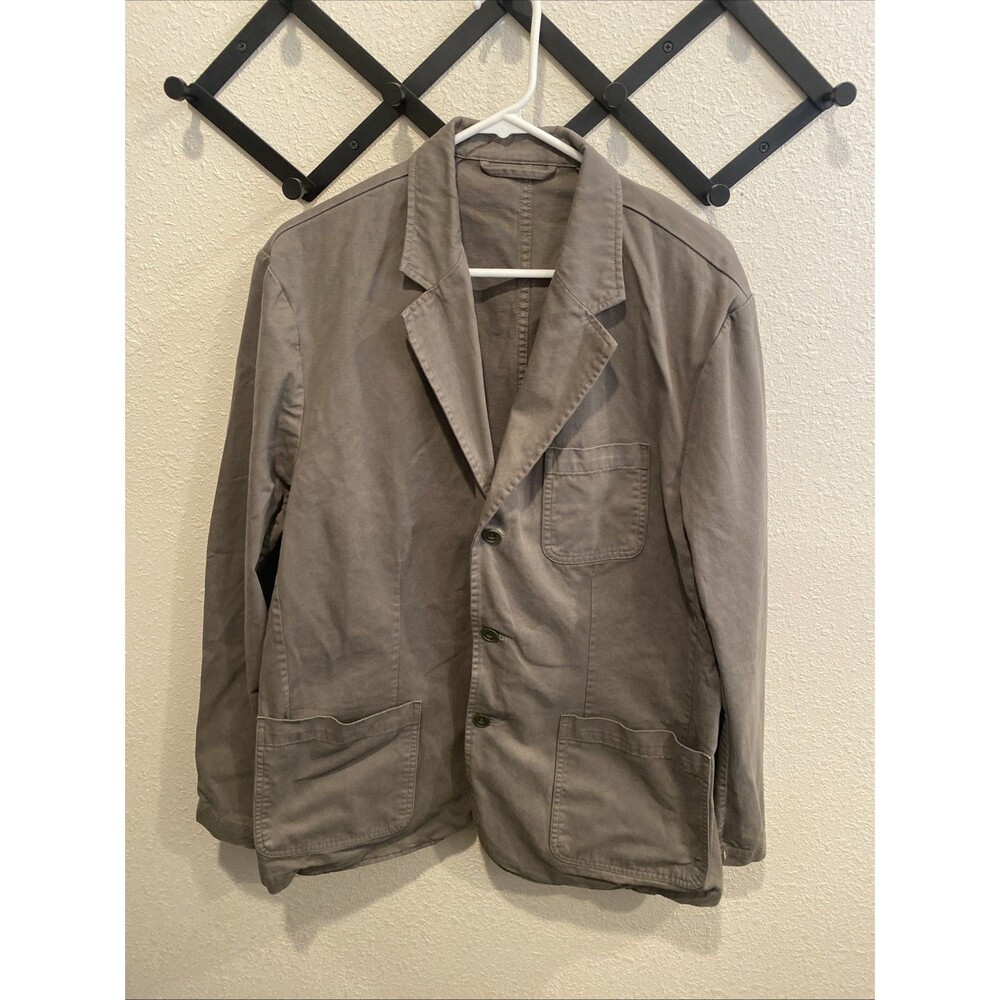 Taylor Stitch The Foundation Sportcoat Organic Smoked Olive Twill 44